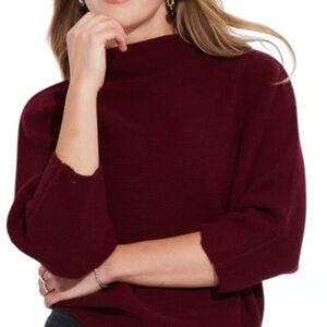 The Reset Burgundy Turtleneck Sweater